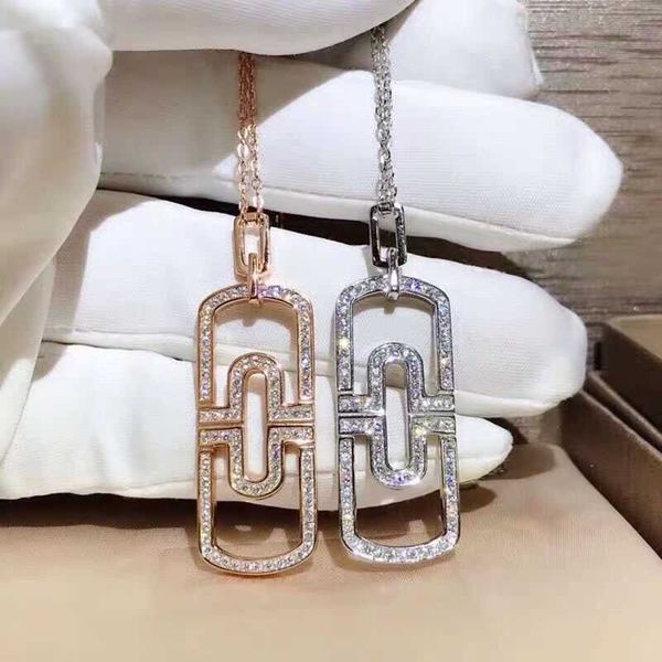 baojia paper clip necklace 925 sterling sier plated 18k gold inlaid with diamond thread long pendant and clavicle chain, Silver
baojia paper clip necklace 925 sterling sier plated 18k gold inlaid with diamond thread long pendant and clavicle chain, Silver