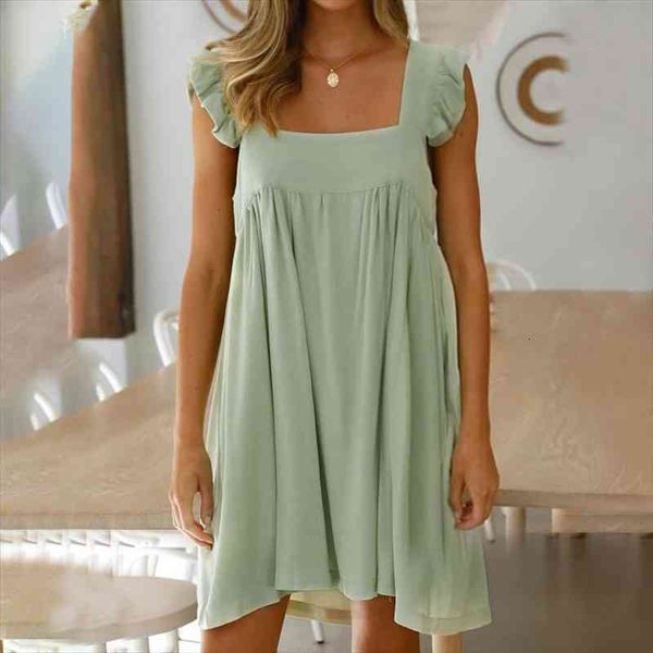 ruffles sleeveless backless mini womens dress casual solid a line short summer cotton linen ladies clothes, Black;gray
ruffles sleeveless backless mini womens dress casual solid a line short summer cotton linen ladies clothes, Black;gray