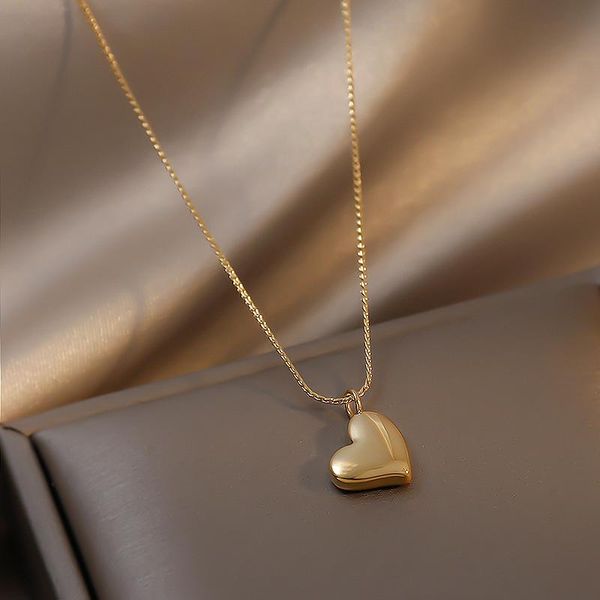 pendant necklaces stainless steel choker heart love necklace for women gold snake chain shell jewelry, Silver
pendant necklaces stainless steel choker heart love necklace for women gold snake chain shell jewelry, Silver