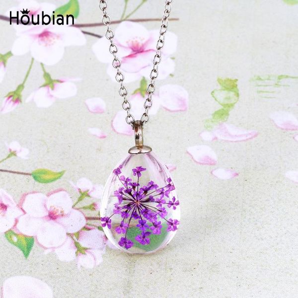 pendant necklaces handmade plant specimens dry flower necklace lace manual drip glass, Silver
pendant necklaces handmade plant specimens dry flower necklace lace manual drip glass, Silver