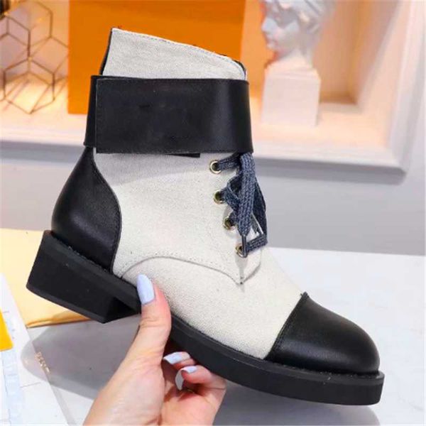 boots splicing material lace-up ankle mixed colour motorcycle round toe women's stitching platform lady shoes, Black
boots splicing material lace-up ankle mixed colour motorcycle round toe women's stitching platform lady shoes, Black