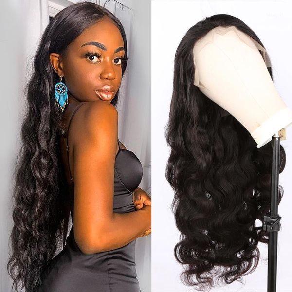 13x4 lace front human hair wigs transparent hd frontal wig 150 density remy peruvian body wave1, Black;brown
13x4 lace front human hair wigs transparent hd frontal wig 150 density remy peruvian body wave1, Black;brown