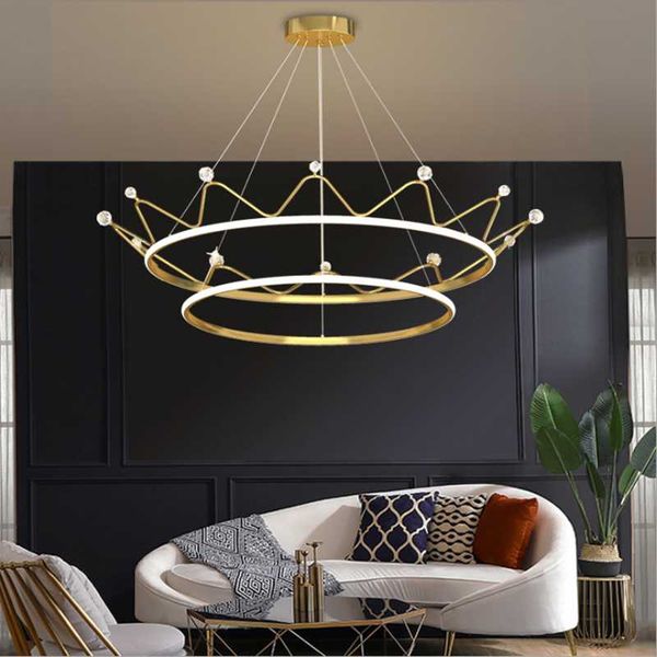 pendant lamps copper modern minimalist crown living room lamp creative led light luxury net red nordic bedroom personality chandelier
pendant lamps copper modern minimalist crown living room lamp creative led light luxury net red nordic bedroom personality chandelier