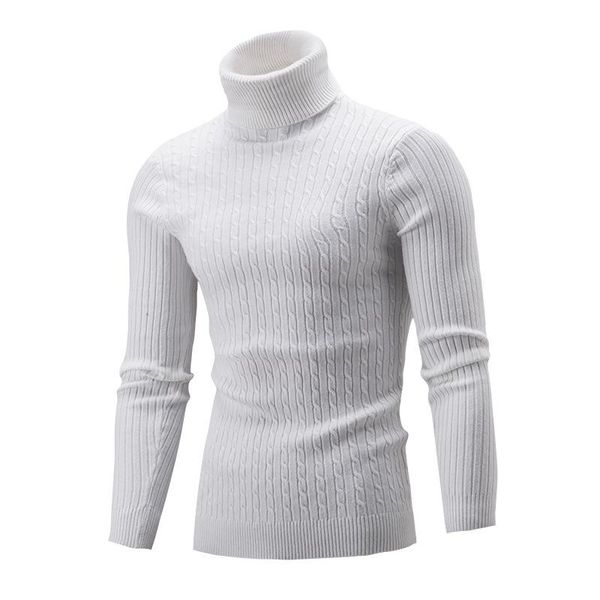 men's sweaters men's turtleneck sweater autumn winter solid color casual slim fit simple knitted twist pullovers, White;black
men's sweaters men's turtleneck sweater autumn winter solid color casual slim fit simple knitted twist pullovers, White;black