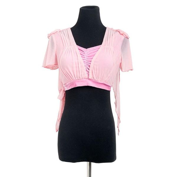 women's blouses & shirts women velvet stitching fake two-piece crop short sleeve shirt belly dance costume training practice clothes, White
women's blouses & shirts women velvet stitching fake two-piece crop short sleeve shirt belly dance costume training practice clothes, White