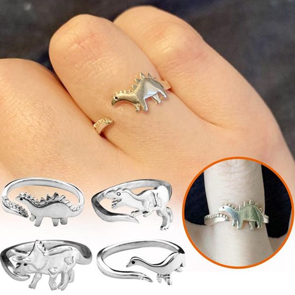 chokers adjustable cute dinosaur ring opening for women teen girls jewelry gift k2, Golden;silver
chokers adjustable cute dinosaur ring opening for women teen girls jewelry gift k2, Golden;silver
