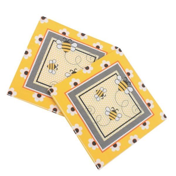 100pcs napkins tissue dinner colorful cartoon bees printed party supplies for wedding birthday banquet (assorted color) table napkin
100pcs napkins tissue dinner colorful cartoon bees printed party supplies for wedding birthday banquet (assorted color) table napkin