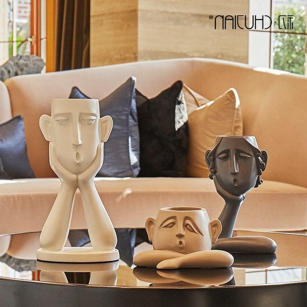 vases nordic ceramic creative people face vase set pot home decor crafts room decoration object porcelain vintage art flowers
vases nordic ceramic creative people face vase set pot home decor crafts room decoration object porcelain vintage art flowers