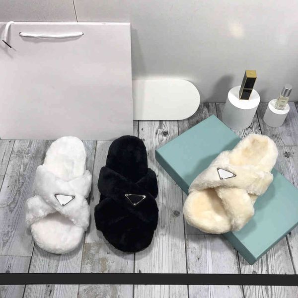 slippers 2021 fashion fall winter luxury female designer wool fur plush warm slide house indoor flat shoes mije, Black
slippers 2021 fashion fall winter luxury female designer wool fur plush warm slide house indoor flat shoes mije, Black
