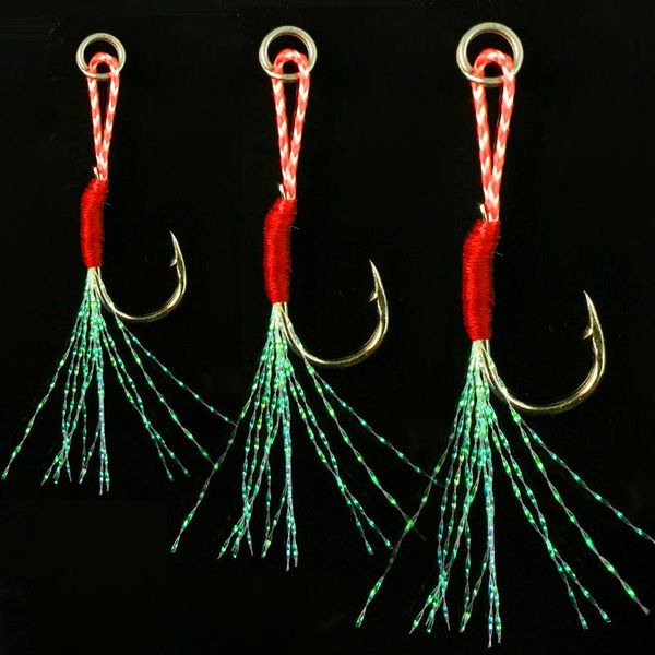 20pcs/lot tied up high carbon steel electroplated fish hook saltwater sea fishing jigging spoon assist fishhook hooks
20pcs/lot tied up high carbon steel electroplated fish hook saltwater sea fishing jigging spoon assist fishhook hooks