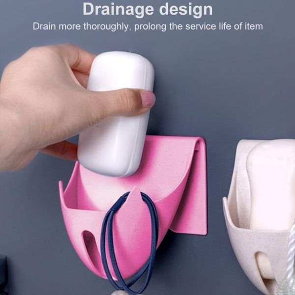 1pc soap holder bathroom shower dish plates storage box with drain wall mounted self adhesive plastic supplies dishes
1pc soap holder bathroom shower dish plates storage box with drain wall mounted self adhesive plastic supplies dishes