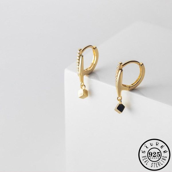 hoop & huggie 925 sterling silver small square pendant earrings cubic zirconia ear rings gold color plated earings jewelry for women, Golden;silver
hoop & huggie 925 sterling silver small square pendant earrings cubic zirconia ear rings gold color plated earings jewelry for women, Golden;silver