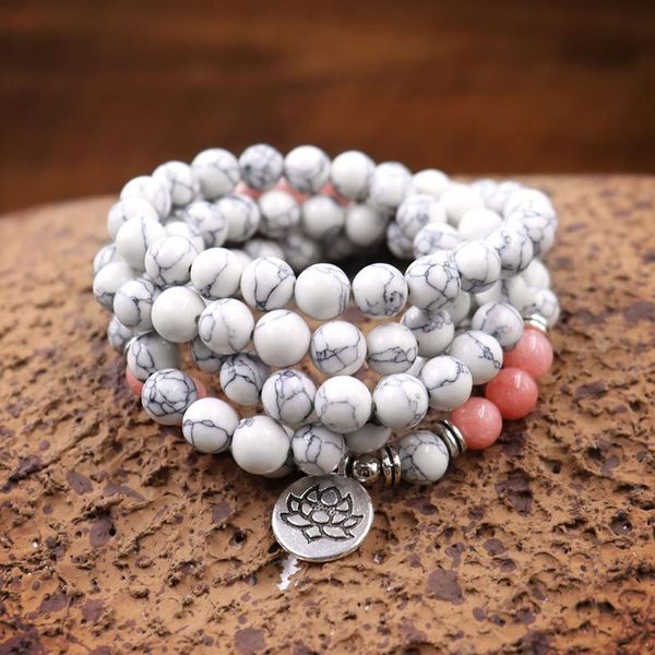 tennis fashion women bracelet multicolor natural stone beads with lotus charm wrap bracelets on hand 108 mala necklace jewelry gift, Golden;silver
tennis fashion women bracelet multicolor natural stone beads with lotus charm wrap bracelets on hand 108 mala necklace jewelry gift, Golden;silver