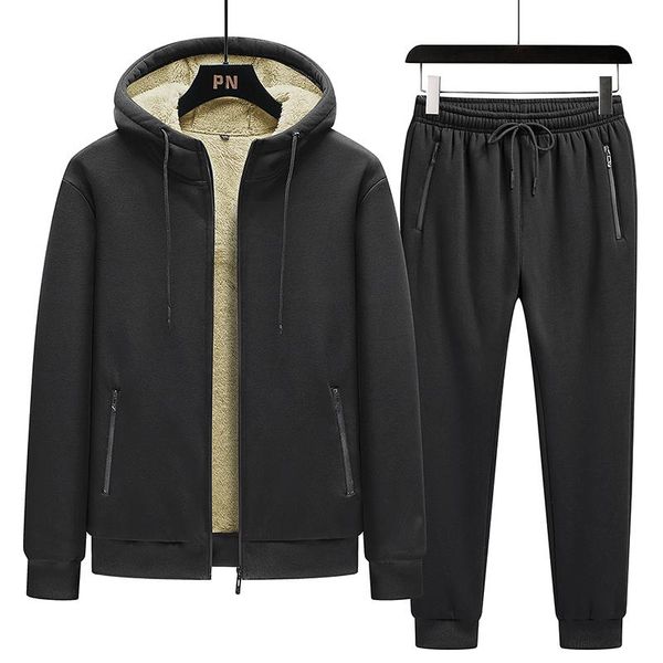 jogging clothing 2021 winter men fleece tracksuits mens thick warm hoodies+sweatpants suit man hooded sweatshirt sets male oversize suits 5x, Black;red
jogging clothing 2021 winter men fleece tracksuits mens thick warm hoodies+sweatpants suit man hooded sweatshirt sets male oversize suits 5x, Black;red