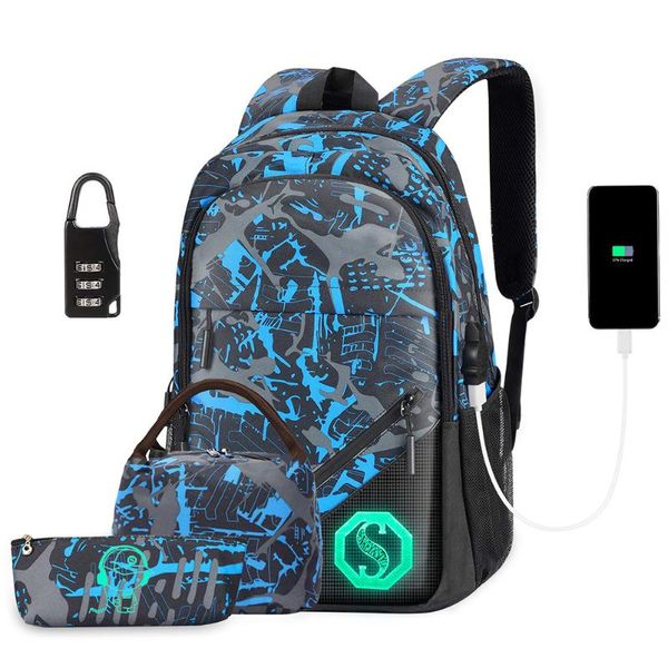 backpack 3 in 1 school anti theft bags with usb charging port lunch box pencil bag set for boys water resistant
backpack 3 in 1 school anti theft bags with usb charging port lunch box pencil bag set for boys water resistant