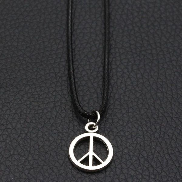 pendant necklaces initial necklace peace sign leather fashion jewelry for women girlfriend gift, Silver
pendant necklaces initial necklace peace sign leather fashion jewelry for women girlfriend gift, Silver