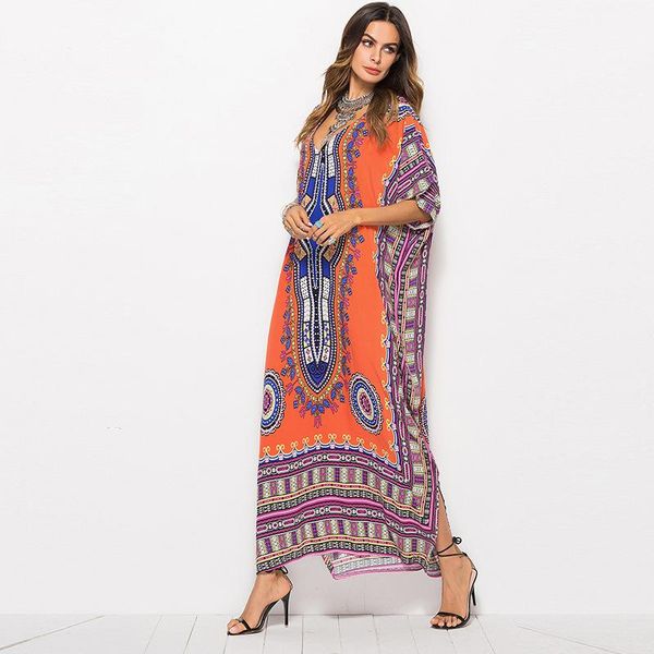 ethnic clothing indie folk lace-up v-neck south american print bat sleeve summer beach skirt tunic ladies robe dress sarong abaya duba, Red
ethnic clothing indie folk lace-up v-neck south american print bat sleeve summer beach skirt tunic ladies robe dress sarong abaya duba, Red