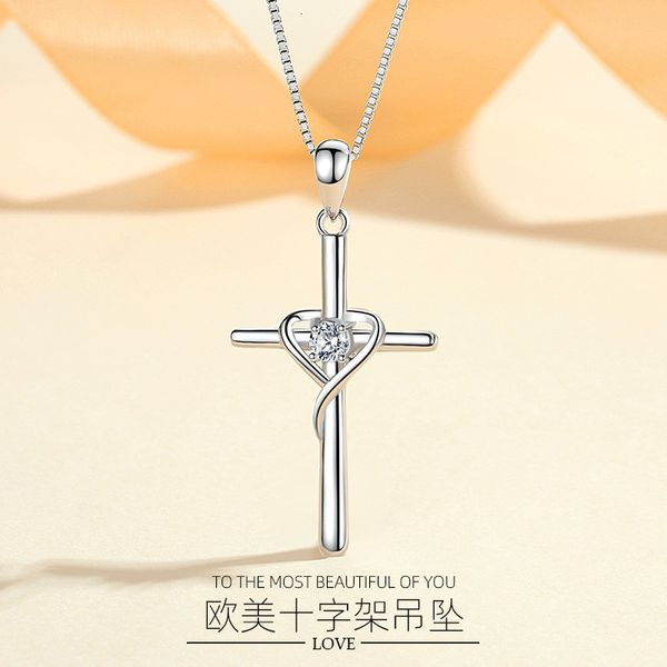 jewelry highly quality women party wedding lovers gifts925 sterling silver cross pendant fashion clavicle chain minority personality versati
jewelry highly quality women party wedding lovers gifts925 sterling silver cross pendant fashion clavicle chain minority personality versati