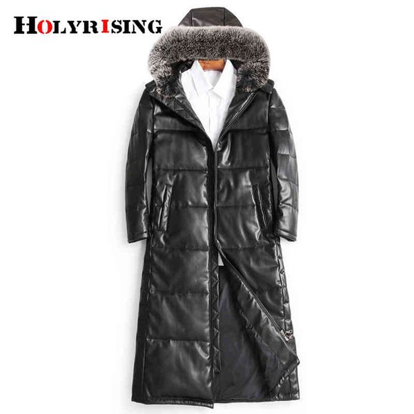 m-5xl extended long down men's real sheep et natural fur hooded thick leather coat 19428, Black;white
m-5xl extended long down men's real sheep et natural fur hooded thick leather coat 19428, Black;white