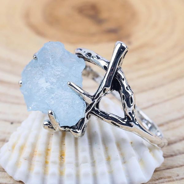 cluster rings vintage irregular natural resin stone for women creative wedding engagement boho ethnic silver color branch jewelry gift, Golden;silver
cluster rings vintage irregular natural resin stone for women creative wedding engagement boho ethnic silver color branch jewelry gift, Golden;silver