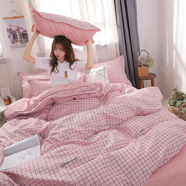 bedding sets plaid duvet cover set 4 pieces girlish style bedclothes include bed sheet pillowcase comforter for kids oceania
bedding sets plaid duvet cover set 4 pieces girlish style bedclothes include bed sheet pillowcase comforter for kids oceania