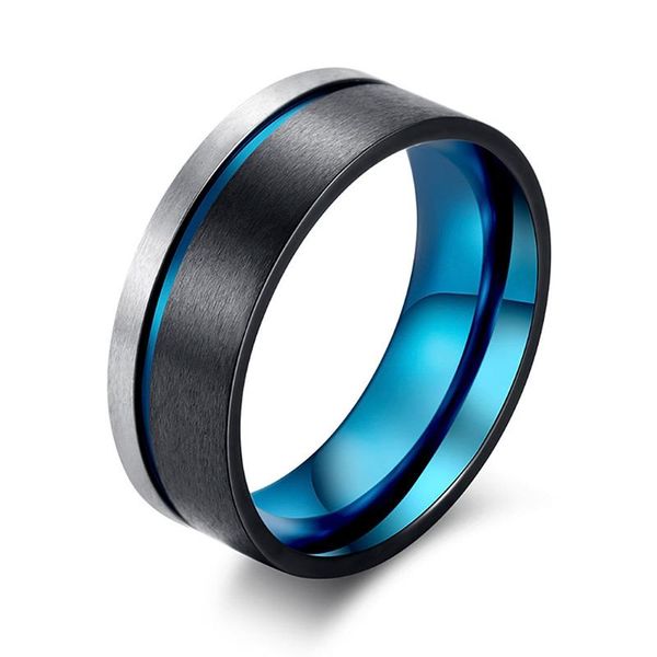 cluster rings 2021 fashion titanium steel ring for men blue black matte male jewelry gift birthday 8mm, Golden;silver
cluster rings 2021 fashion titanium steel ring for men blue black matte male jewelry gift birthday 8mm, Golden;silver