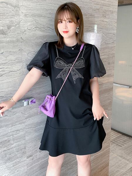 casual dresses butterfly drill stitched foam sleeve a-line ruffle dress 2021 summer, Black;gray
casual dresses butterfly drill stitched foam sleeve a-line ruffle dress 2021 summer, Black;gray