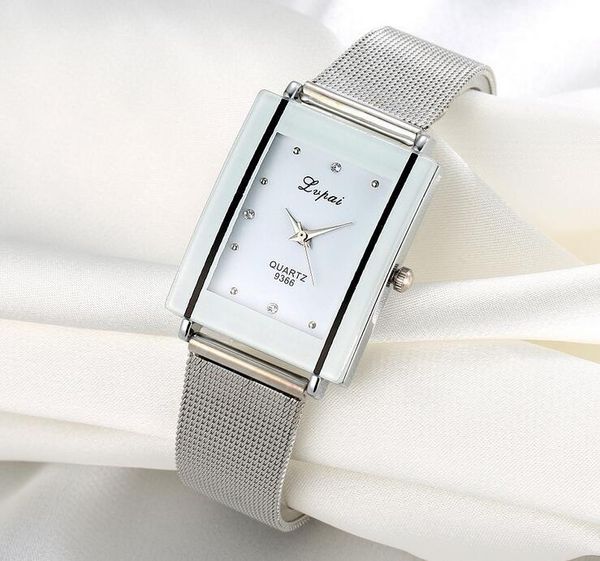 wristwatches rectangle silver bracelet wrist watch fashion crystal ladies full sreel women's watches clock kol saati relogio feminino, Slivery;brown
wristwatches rectangle silver bracelet wrist watch fashion crystal ladies full sreel women's watches clock kol saati relogio feminino, Slivery;brown
