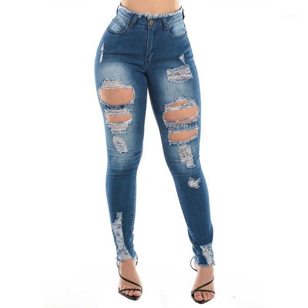 women's jeans summer high waist slim pants womem ripped hole denim ladies casual skinny zipper pantalon femme d30, Blue
women's jeans summer high waist slim pants womem ripped hole denim ladies casual skinny zipper pantalon femme d30, Blue