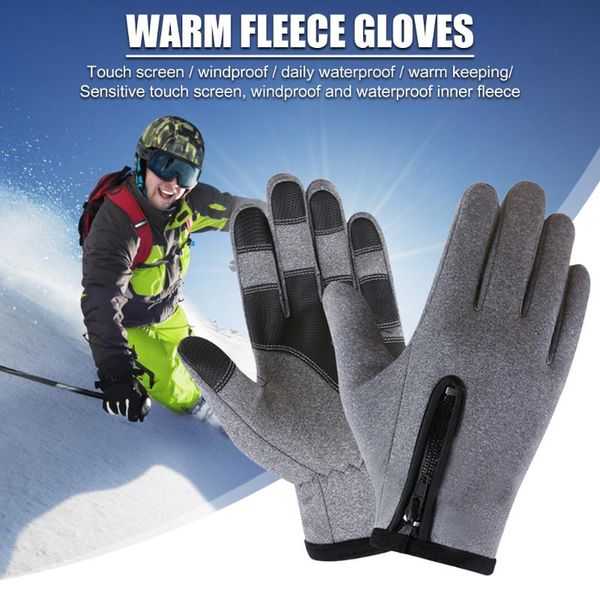 pair zipper cycling gloves full finger winter thermal warm touch screen camping outdoor hiking ski windproof sports, Black
pair zipper cycling gloves full finger winter thermal warm touch screen camping outdoor hiking ski windproof sports, Black