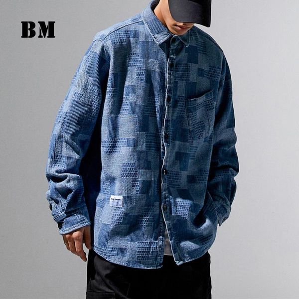 men's casual shirts 2021 fashion hip hop long sleeve plaid shirt spring japanese streetwear harajuku coat korean men clothing, White;black
men's casual shirts 2021 fashion hip hop long sleeve plaid shirt spring japanese streetwear harajuku coat korean men clothing, White;black