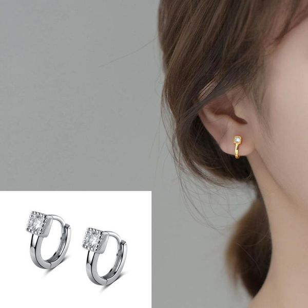 hoop & huggie 925 sterling silver gold-plated square cz 6.5mm earrings a1125, Golden;silver
hoop & huggie 925 sterling silver gold-plated square cz 6.5mm earrings a1125, Golden;silver