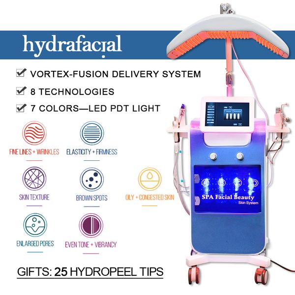 8 in 1 hydrafacial microdermabrasion rf bio machine hydro facial cleaning water peel equipment dermabrasion pdt led light
8 in 1 hydrafacial microdermabrasion rf bio machine hydro facial cleaning water peel equipment dermabrasion pdt led light