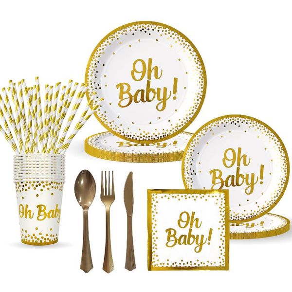 disposable dinnerware oh baby tableware paper plate cups napkins shower boy girl kids birthday party gender reveal supplies decoration
disposable dinnerware oh baby tableware paper plate cups napkins shower boy girl kids birthday party gender reveal supplies decoration