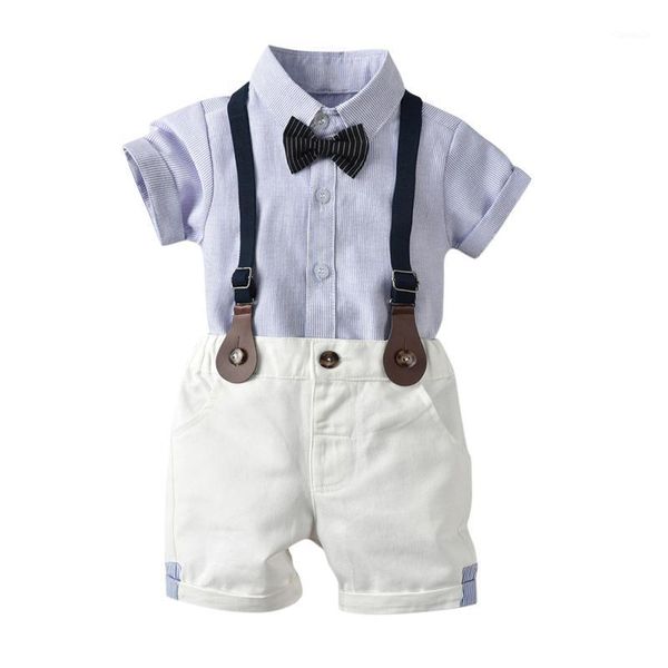 toddler clothing set baby boy gentleman bow tie striped t-shirt +suspender shorts outfits vogue boys clothes ropa sets, White
toddler clothing set baby boy gentleman bow tie striped t-shirt +suspender shorts outfits vogue boys clothes ropa sets, White