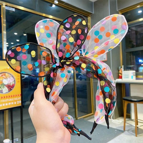 women girls lace bow hair clip colorful dot print big ear headband barrette sweet holder fashion accessories, Slivery;white
women girls lace bow hair clip colorful dot print big ear headband barrette sweet holder fashion accessories, Slivery;white