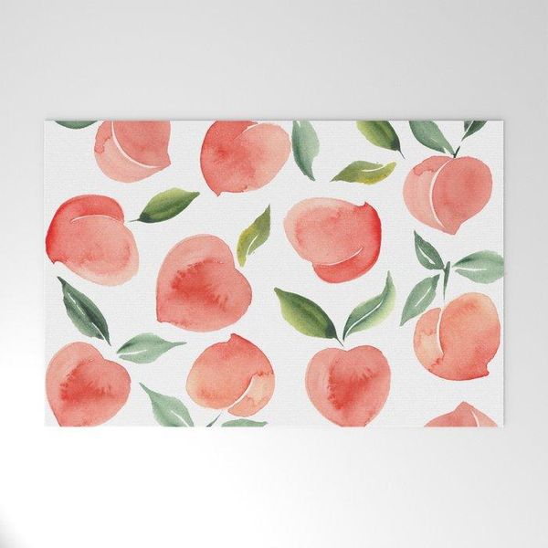 cushion/decorative pillow plant mat watercolor peach leaves flowers doormat non-slip indoor and outdoor door rug home decor entrance floor m
cushion/decorative pillow plant mat watercolor peach leaves flowers doormat non-slip indoor and outdoor door rug home decor entrance floor m