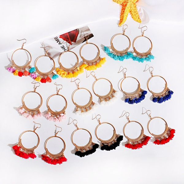 summer yellow flower dangle earrings for women boho gold round alloy wedding tassel earring, Silver
summer yellow flower dangle earrings for women boho gold round alloy wedding tassel earring, Silver