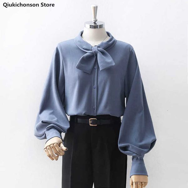 women's knits & tees lantern sleeve womens and blouse 2021 spring korean style casual bowknot peter pan collar long button up, White
women's knits & tees lantern sleeve womens and blouse 2021 spring korean style casual bowknot peter pan collar long button up, White