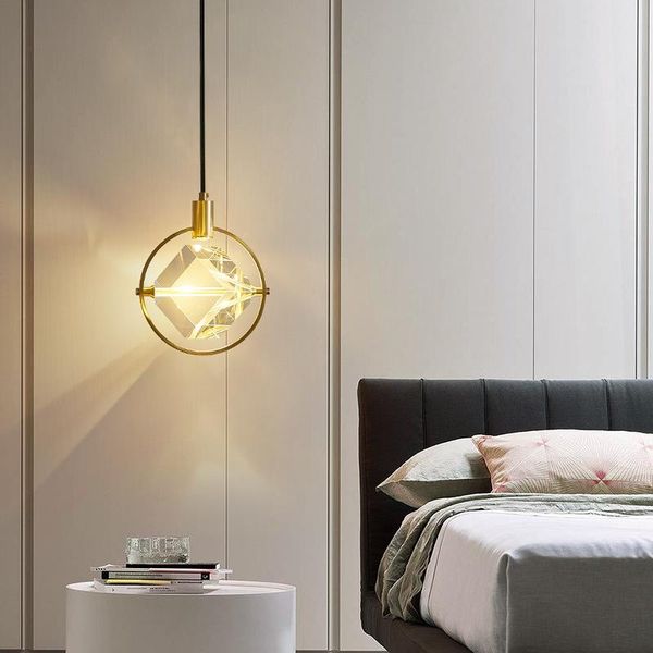 pendant lamps modern led crystal lights luxury hanging lamp gold finish clear square bedside lighting dining table light fixture
pendant lamps modern led crystal lights luxury hanging lamp gold finish clear square bedside lighting dining table light fixture