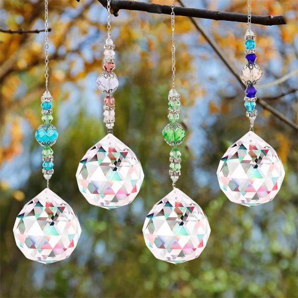 garden decorations 4pcs crystal ball hanging ornament rainbow suncatcher with prism maker decor for outdoor home window
garden decorations 4pcs crystal ball hanging ornament rainbow suncatcher with prism maker decor for outdoor home window