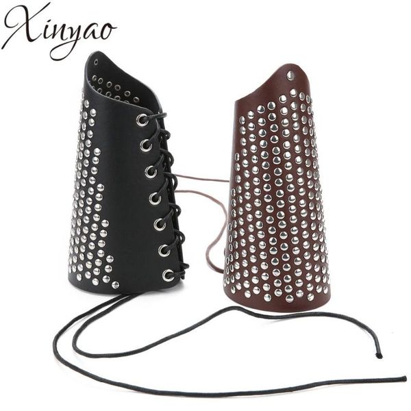 charm bracelets xinyao punk goth rivets bandage gauntlet bracelet wristband leather vintage for men women halloween gifts, Golden;silver
charm bracelets xinyao punk goth rivets bandage gauntlet bracelet wristband leather vintage for men women halloween gifts, Golden;silver