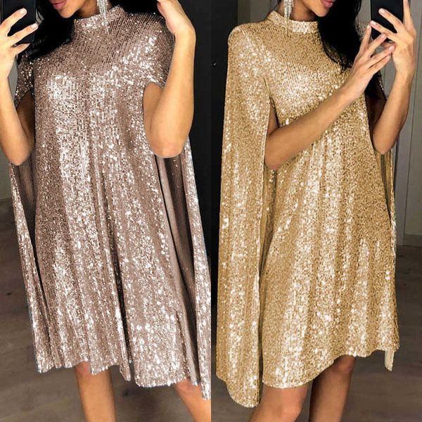 luxury party evening dress women's bead long sleeve split skirt small stand collar sequin drs loose, Black
luxury party evening dress women's bead long sleeve split skirt small stand collar sequin drs loose, Black