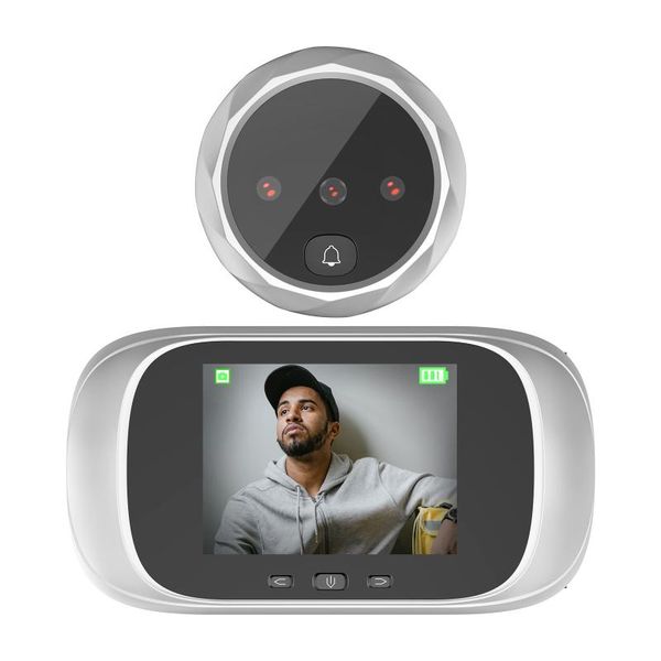 doorbells digital door viewer integrated doorbell with night vision, electronic peephole 2.8 inch lcd screen
doorbells digital door viewer integrated doorbell with night vision, electronic peephole 2.8 inch lcd screen
