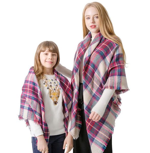scarves parent-child scarf autumn and winter imitation cashmere plaid square thick neck female shawl keep warm, Blue;gray
scarves parent-child scarf autumn and winter imitation cashmere plaid square thick neck female shawl keep warm, Blue;gray
