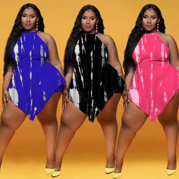 plus size pants somoshein women clothing tie dye print sleeveless zipper back personality ruffles casual jumpsuits wholesale item, Black
plus size pants somoshein women clothing tie dye print sleeveless zipper back personality ruffles casual jumpsuits wholesale item, Black