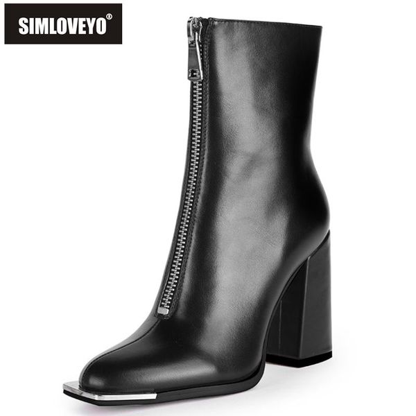 boots simloveyo 2021 women ankle boot square toe 9cm high block heels stylish british classic zipper big size 34-42 spring a3403, Black
boots simloveyo 2021 women ankle boot square toe 9cm high block heels stylish british classic zipper big size 34-42 spring a3403, Black