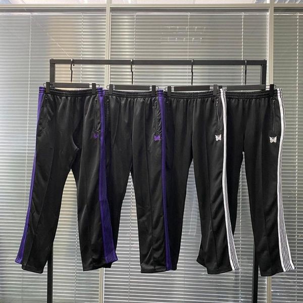 men's pants purple needles sweatpants men double color side stripe butterfly embroidery logo awge joggers track womentrousers, Black
men's pants purple needles sweatpants men double color side stripe butterfly embroidery logo awge joggers track womentrousers, Black