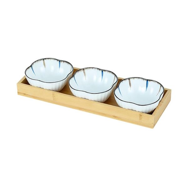 dishes & plates 1 set of japanese style snack small plate ceramic with wooden tray
dishes & plates 1 set of japanese style snack small plate ceramic with wooden tray