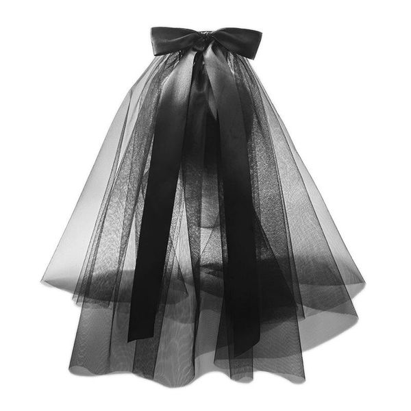 bridal veils black ribbon veil women accessories tulle halloween cosplay twolayers with combs costume
bridal veils black ribbon veil women accessories tulle halloween cosplay twolayers with combs costume